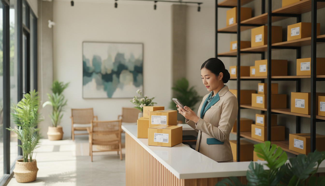 รับพัสดุหอพักอย่างไรให้ไม่หาย? วิธีบันทึกและแจ้งเตือนผู้เช่า