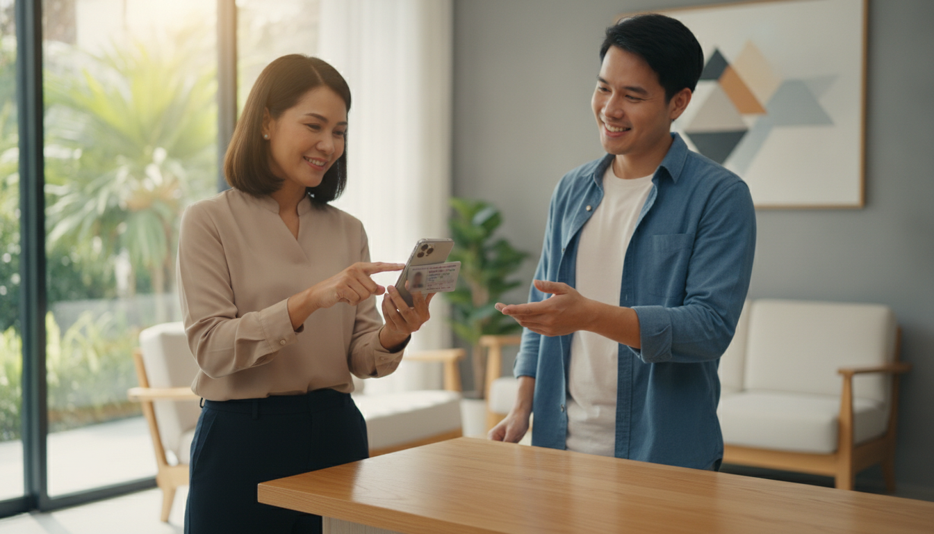 ถ่ายรูปบัตรประชาชน กรอกข้อมูลผู้เช่าอัตโนมัติ ลดเวลาทำงาน